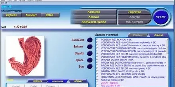 Komplexná analýza zdravotného stavu + magnetoterapia