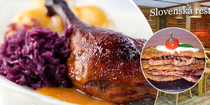 Kačacie stehno alebo bačovský prekladaný steak