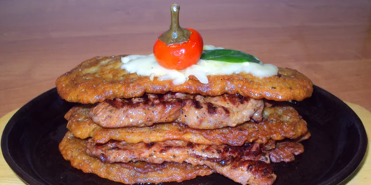 Kačacie stehno alebo bačovský prekladaný steak