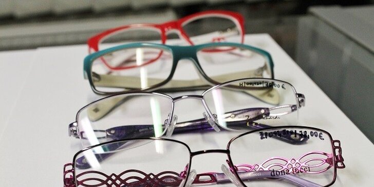 Odľahčené dioptrické alebo slnečné dioptrické sklá a zľava 35 % na okuliare