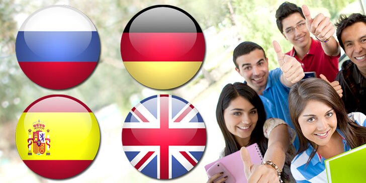 Konverzačné kurzy angličtiny, ruštiny, nemčiny a španielčiny