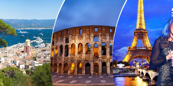 Jedinečný Silvester v európskych metropolách. Zvolíte Francúzsku riviéru, Paríž alebo Rím?