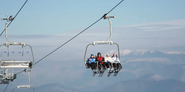 3-hodinový skipas do strediska SKI KRÁLIKY so 4 zjazdovkami