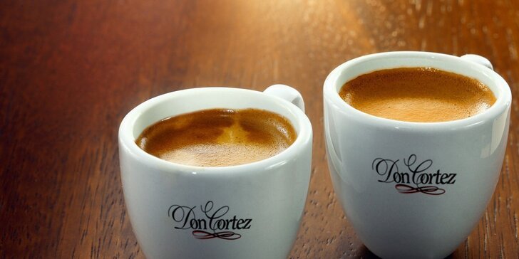 Výborná prémiová talianska káva pre 2 osoby s 2 domácimi štrúdľami