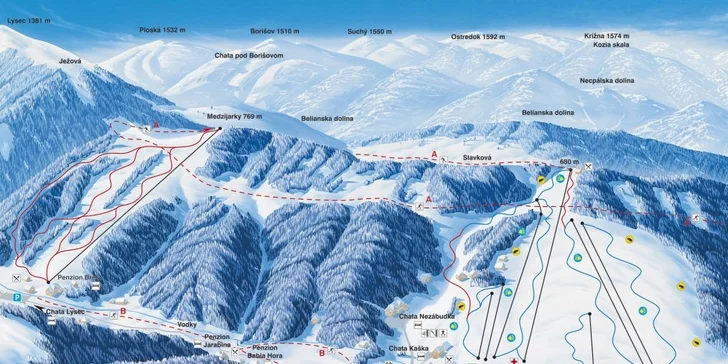 5-hodinový skipas pre deti i dospelých v stredisku Jasenská Dolina