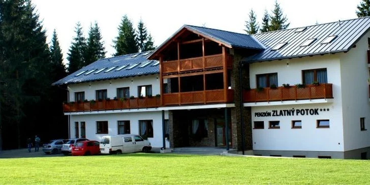 Wellness zimný pobyt na Orave v penzióne Zlatný Potok***