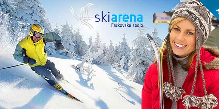 Celodenný skipas do lyžiarskeho strediska SKIARENA Fačkovské sedlo