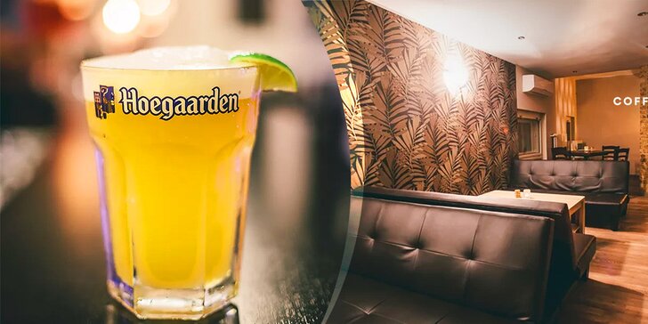 4 belgické pivá Hoegaarden za cenu dvoch a 20% zľava na účet na mieste