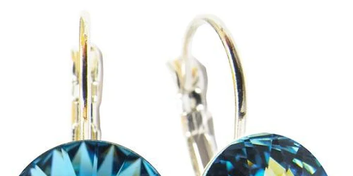 Náušnice Swarovski - rôzne druhy. BONUS: 3+1 zadarmo