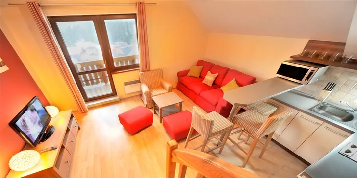 Jarná dovolenka v Nízkych Tatrách v apartmánoch Kamzík