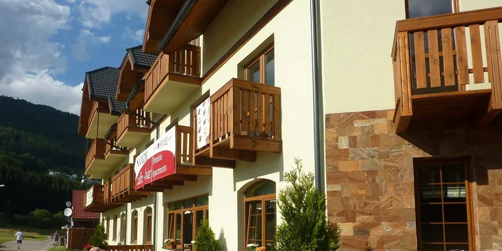 Jarná dovolenka v Nízkych Tatrách v apartmánoch Kamzík