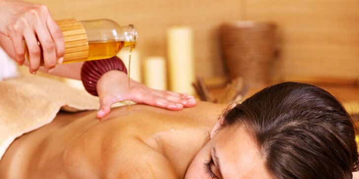 Klasická masáž chrbta a šije alebo relaxačná masáž