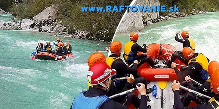 Nezabudnuteľný 4-dňový XXL rafting v Slovinsku máj - august 2015