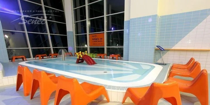 Wellness & Aquapark pobyt v Hoteli Senec****. Až 2 deti do 6 r. alebo 1 najmladšie dieťa do 12 r. zadarmo!