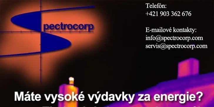 Termovízne meranie rodinného domu, bytu či paneláku