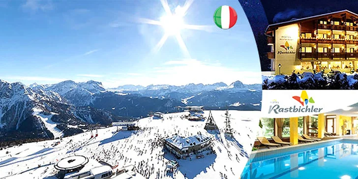 Lyžovačka pre dvoch v SKI Kronplatz v Taliansku