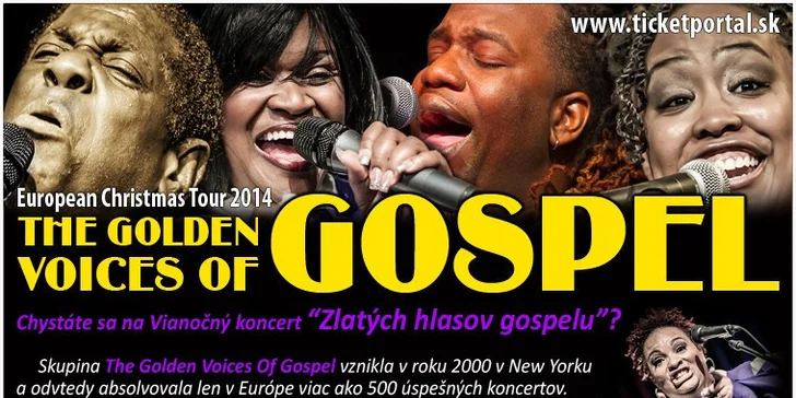 Vianočný koncert The Golden Voices Of Gospel