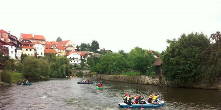 3-dňový rozprávkový XXL splav rieky Vltava v lete