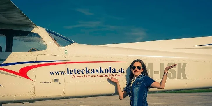 Vzrušujúci let lietadlom CESSNA 150 alebo CESSNA 172. Teraz špeciálne darčekové balíčky!