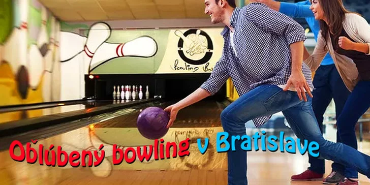 1 hodina zábavy na bowlingu pre celú partiu
