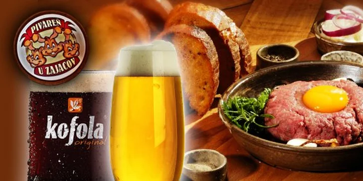 6,50 eur za lahodný tatarák z najlepších ingrediencií a čerstvého hovädzieho mäsa. Všetko ostatné potrebné k dokonalému gastronomickému zážitku je zahrnuté v cene so 62 % zľavou.