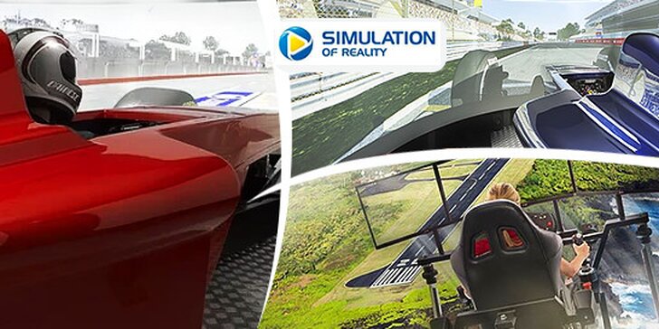 Zážitok na profesionálnych simulátoroch Formuly 1, Rallye či vrtuľníka