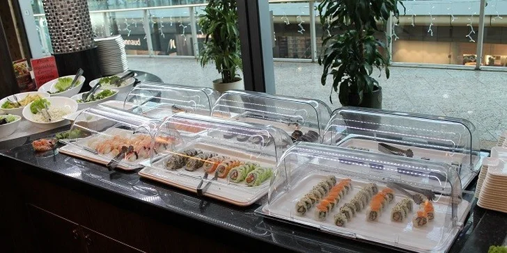 Výborné sushi v Auparku pre dvoch bez rezervácie
