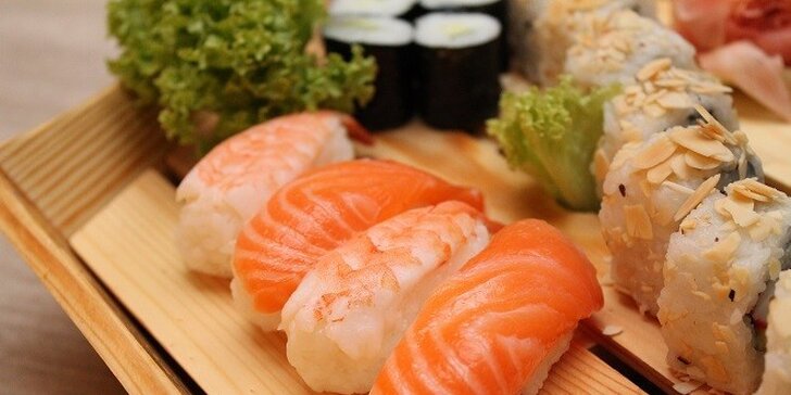 Výborné sushi v Auparku pre dvoch bez rezervácie