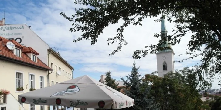 Výber zo 4 jedál v reštaurácii Hradná Hviezda a Modrá Hviezda