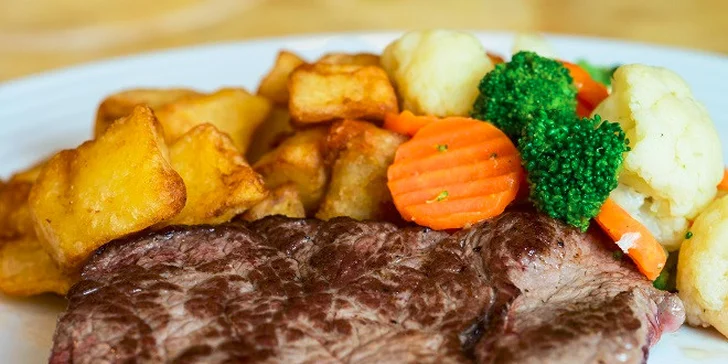 5 druhov hovädzích RUMP steakov aj s prílohou