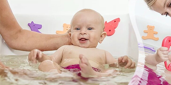Baby plávanie vo vani pre deti už od 2 mesiacov
