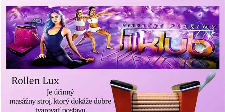 Vstupy na vibračnú plošinu, rollen a body space + premeranie na telesnom skeneri