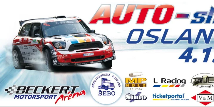 Vstupenky na obľúbenú motoristickú šou AUTO-slide - 4.1.2015