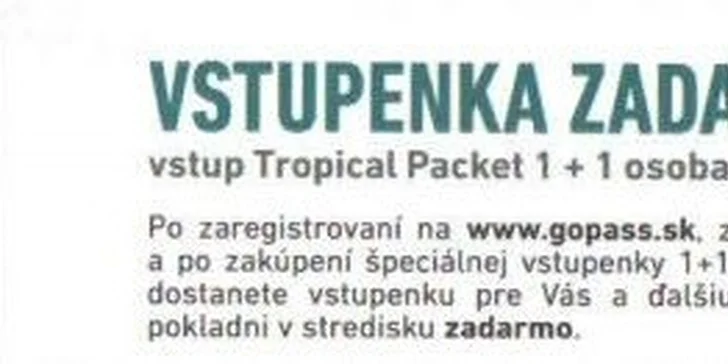 Pobyt na Liptove + vstupenka do Tatralandie zdarma
