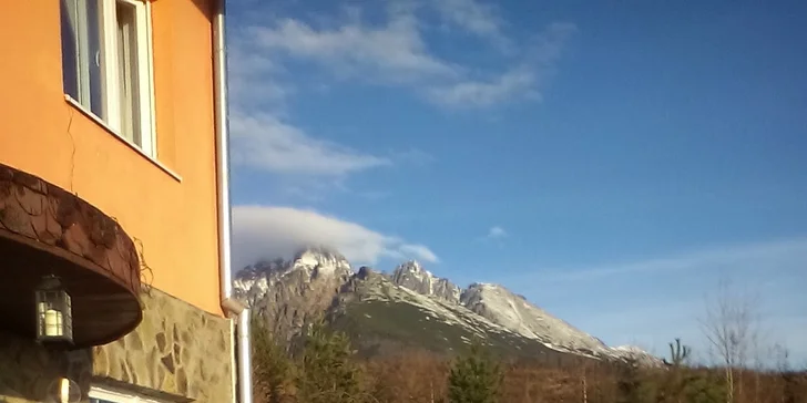 Pobyt na 3 dni pre 2 osoby pod Slavkovským štítom s polpenziou