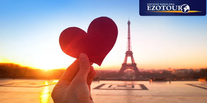 4-dňový valentínsky zájazd do Paríža
