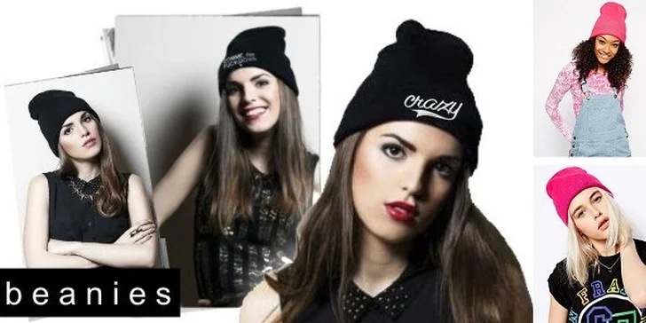 Moderné čiapky Beanies