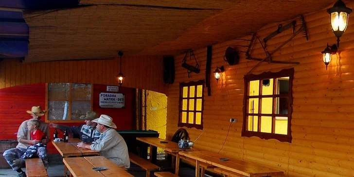 Aktívny aj pasívny oddych s príchuťou westernu pre 2 na 3 či 4 dni, dieťa do 12 rokov zadarmo