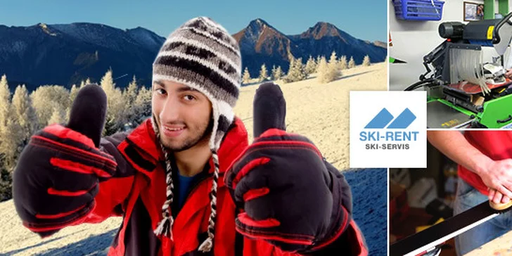 Rýchly servis lyží a snowboardov