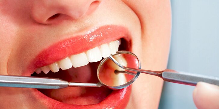Dentálna hygiena s vyšetrením chrupu a ústnej dutiny skúseným stomatológom