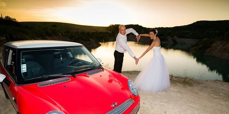Štýlový Mini Cooper na Svadbu