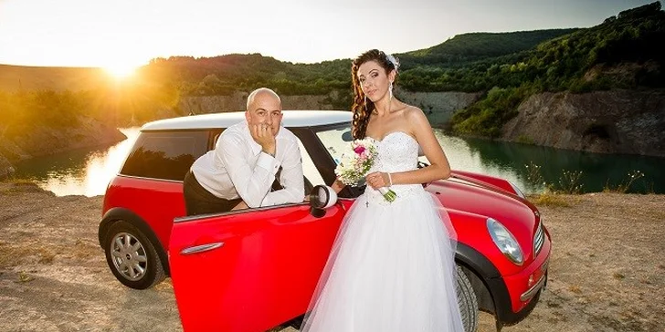 Štýlový Mini Cooper na Svadbu
