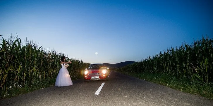 Štýlový Mini Cooper na Svadbu
