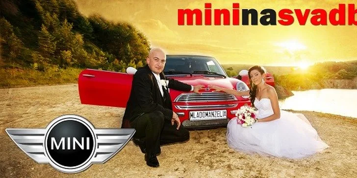Štýlový Mini Cooper na Svadbu