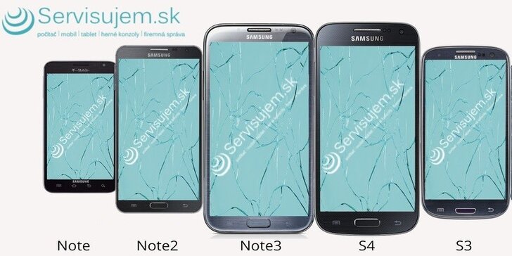 Výmena samostatného predného skla pre telefóny Samsung