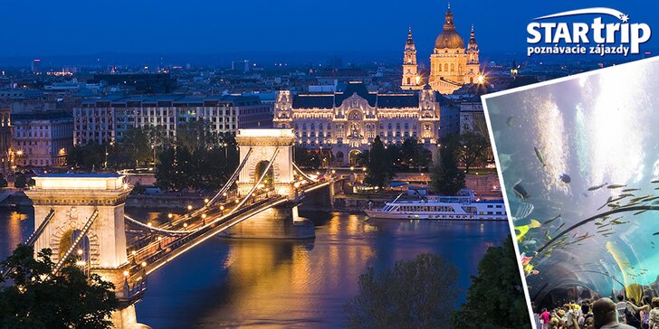 Historická Budapešť s návštevou Tropicaria
