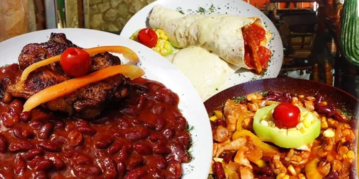 3,75 EUR za mexické špeciality podľa vášho výberu a malé tankové pivo v štýlovom pube EL PASO! Príďte sa najesť ako pravý gurmán so zľavou 50%