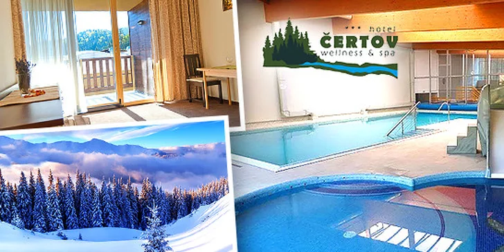 Ski & Wellness pobyt v novom horskom hoteli Čertov*** aj so skipasmi / Javorníky