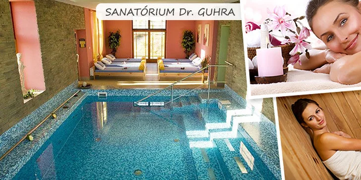 Rekondičný pobyt v sanatóriu Dr. Guhra pre 2 osoby na 1, 2 alebo 3 noci s polpenziou a wellness