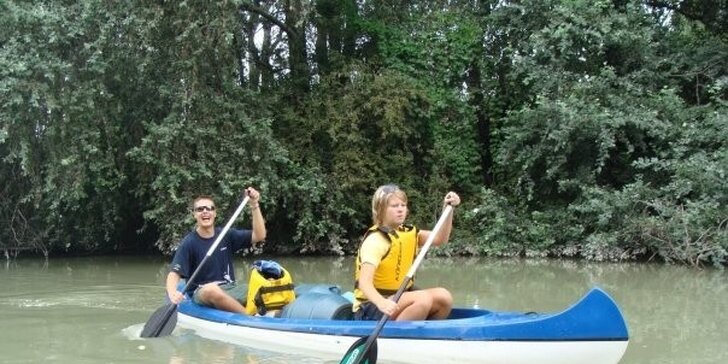 Splav Moravy na kanoe, deti do 6 rokov zadarmo